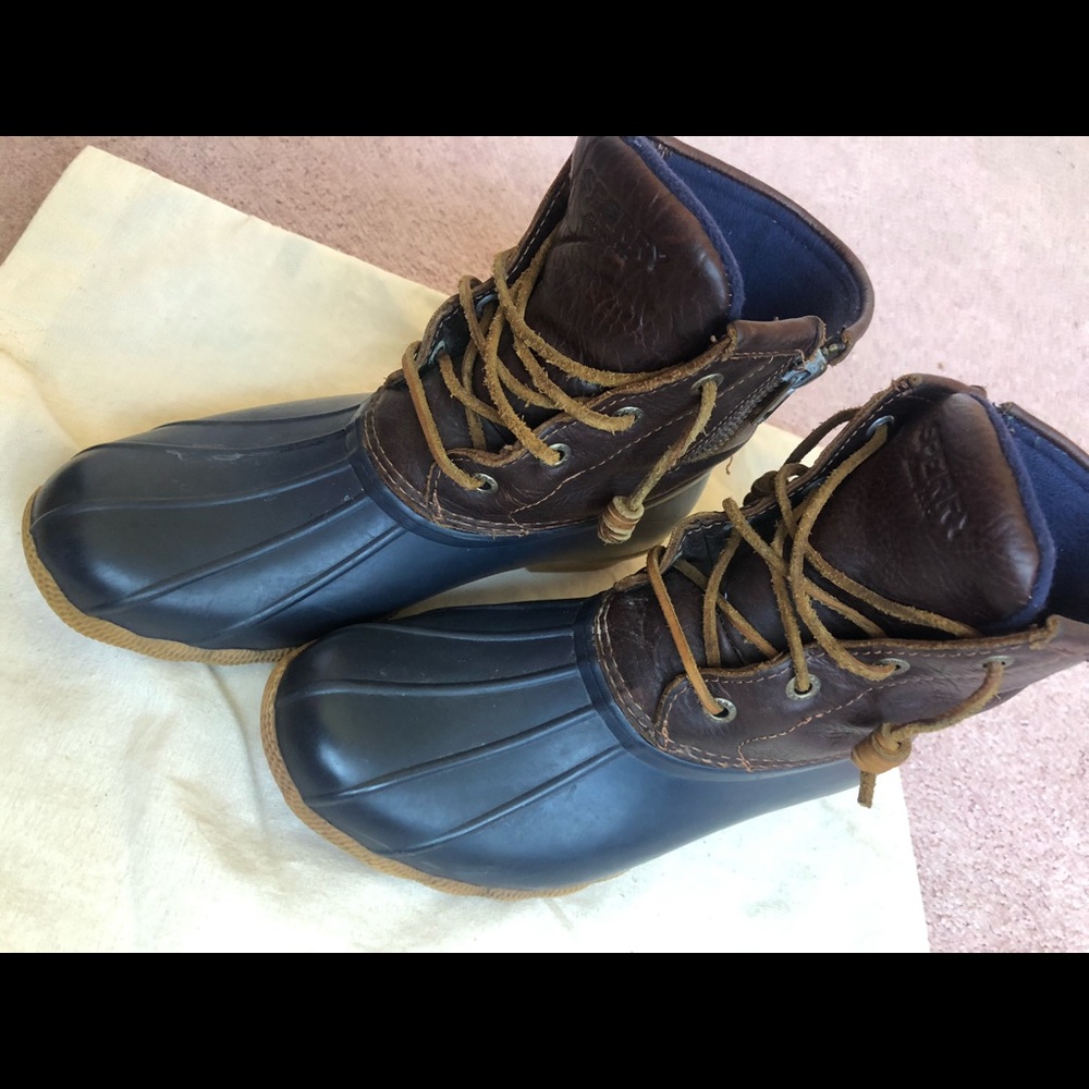 Sperry saltwater duck boots. Women’s size 7.